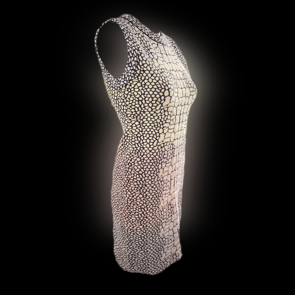 Missoni ombre stripe animal print bodycon knit sweater dress